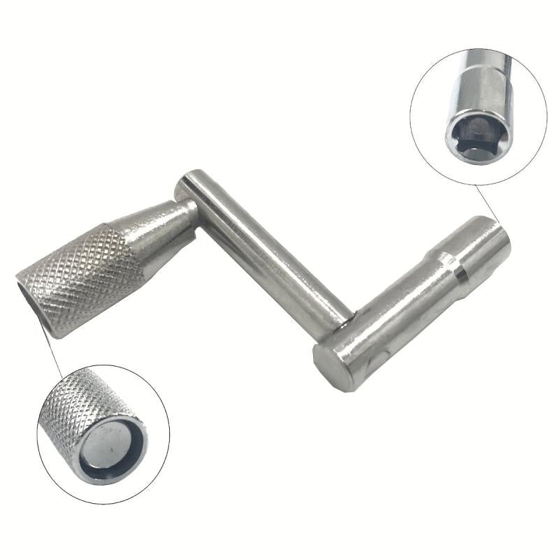 Rocker Drum Tuning Key Silvery - Quick Disassembly & Installation Tool