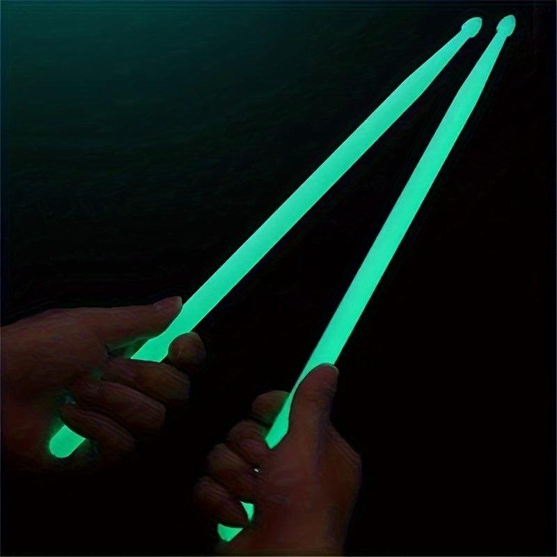 1Pair of 5A Luminous DrumStick Noctilucent Glow in The Dark Stage