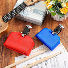 Plastic Latin Drum Percussion Block Red