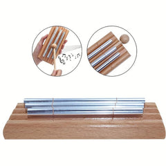 Natural Wood Meditation Chimes - Mindfulness Bell Trio