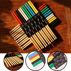 1 Pair 5A Maple Non-slip Drumsticks Classic Wood Tip Professional Percussion