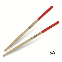 1 Pair 5A Maple Non-slip Drumsticks Classic Wood Tip Professional Percussion