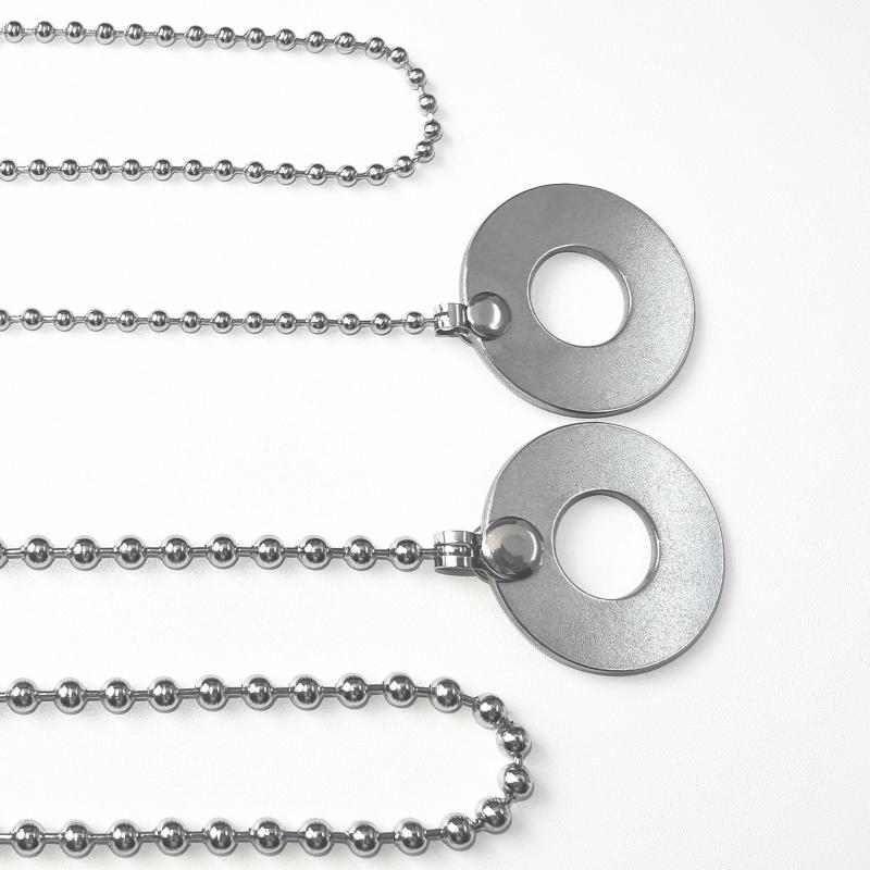 2pcs Big Small Cymbal Sizzler Chain for Drums