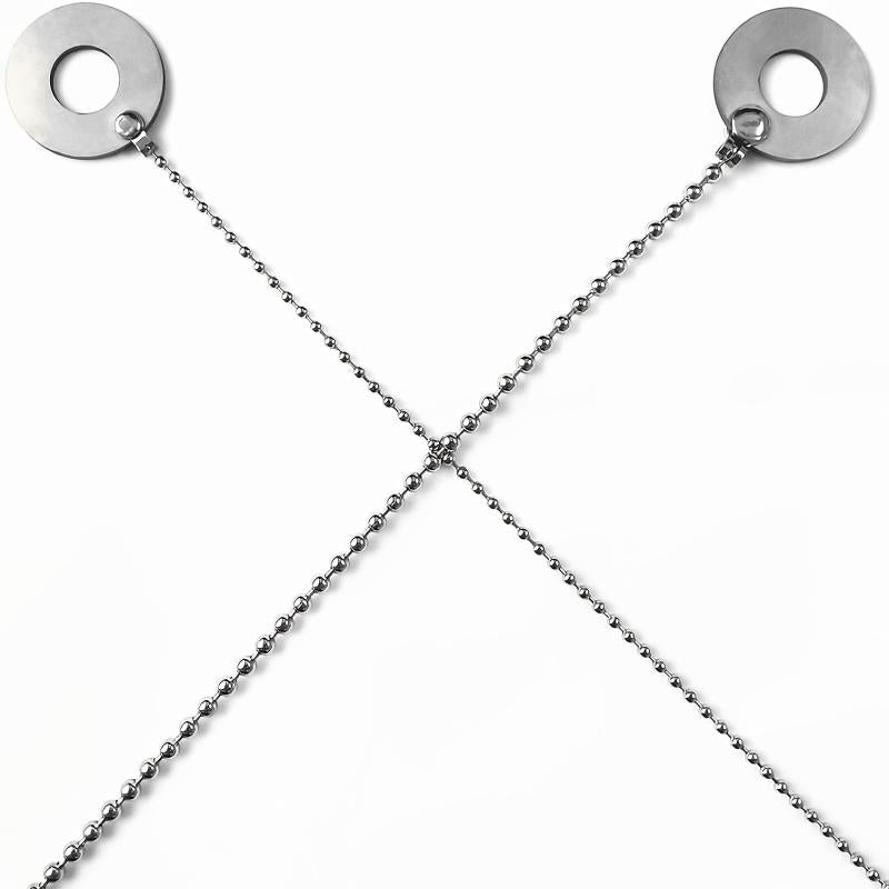 2pcs Big Small Cymbal Sizzler Chain for Drums