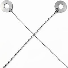 2pcs Big Small Cymbal Sizzler Chain for Drums