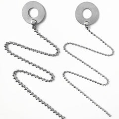 2pcs Big Small Cymbal Sizzler Chain for Drums