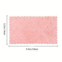 3pcs Absorbent Kitchen Towels and Dishcloths Set - Pack of 6 Random Colors
