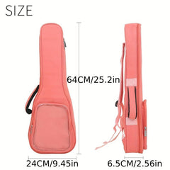 Transparent Side Pocket Ukelele Small Guitar Waterproof Piano Bag