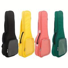 Transparent Side Pocket Ukelele Small Guitar Waterproof Piano Bag
