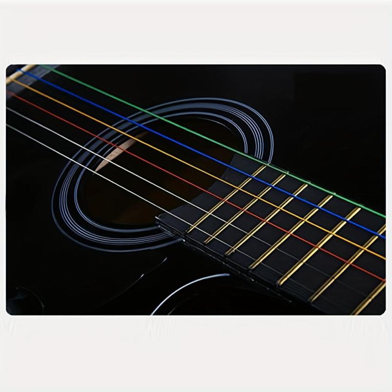 6pcs Rainbow Strings for Acoustic Guitar Sound and Style Upgrade