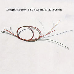 6pcs Rainbow Strings for Acoustic Guitar Sound and Style Upgrade