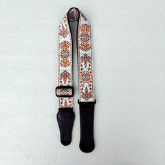 Ribbon Embroidery Guitar Strap Thickened And Widened