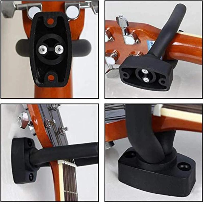 Guitar Hanger Holder Wall Mount Stand Rack Screws Bass Acoustic