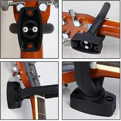 Guitar Hanger Holder Wall Mount Stand Rack Screws Bass Acoustic