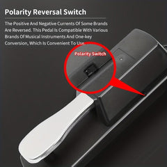Professional Sustain Pedal w/ Polarity Switch