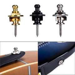 2pcs Guitar Strap Locks Set for Acoustic Electric Bass Guitars