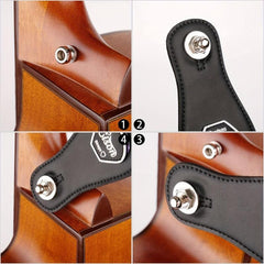 2pcs Guitar Strap Locks Set for Acoustic Electric Bass Guitars