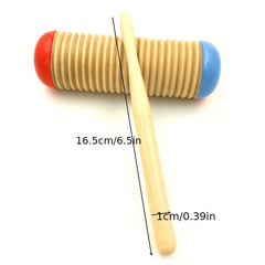 Wooden Sand Tube Percussion Instrument