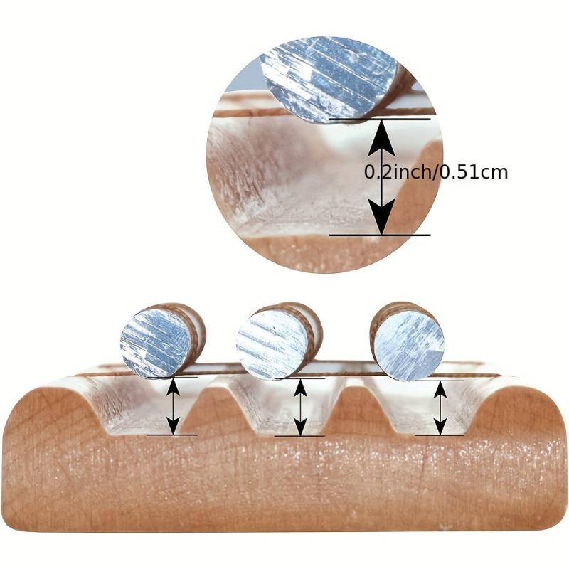 Aluminum Tube Xylophone 7 Tone Wood Tabletop Chimes Meditation Chime