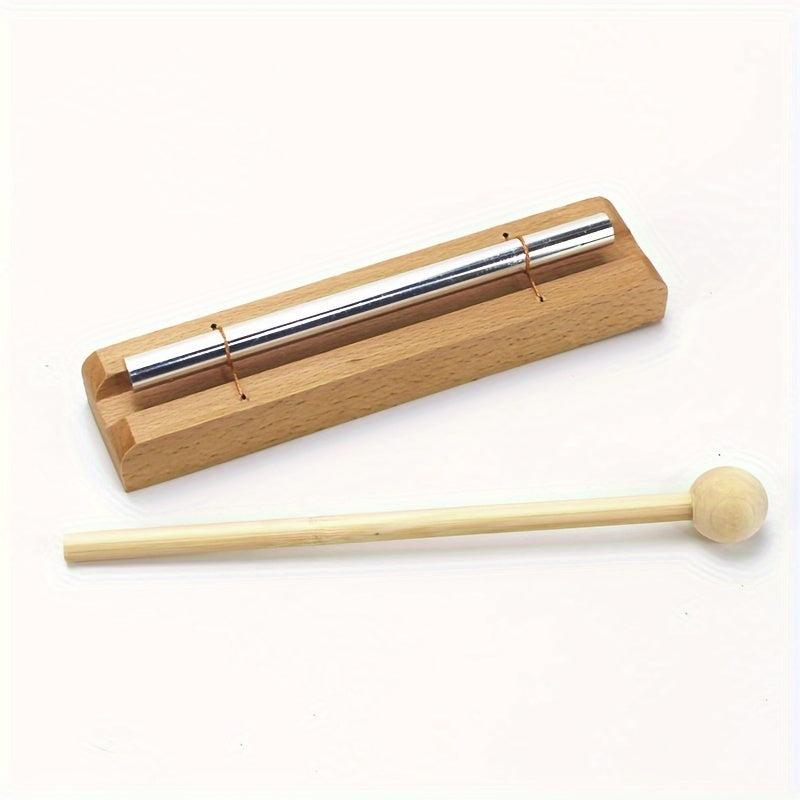 Aluminum Tube Xylophone 7 Tone Wood Tabletop Chimes Meditation Chime