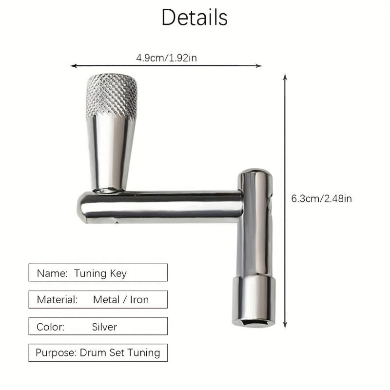 Rocker Drum Tuning Key Quick Disassembly & Installation for Snare Drum