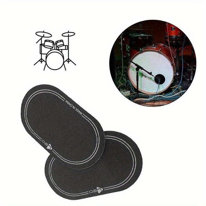 Bass Drum Impact Patch Drum Head Protector for Single and Double Pedal