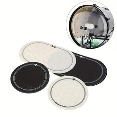 Bass Drum Impact Patch Drum Head Protector for Single and Double Pedal