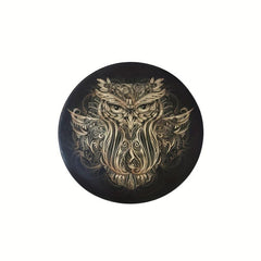 Handcrafted Siberian Owl Shamanic Drum Set for Journeying