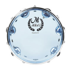 10 Inch Hand Tambourine Stainless Steel Ring Clear Sound Kids KTV Parties