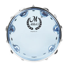 10 Inch Hand Tambourine Stainless Steel Ring Clear Sound Kids KTV Parties