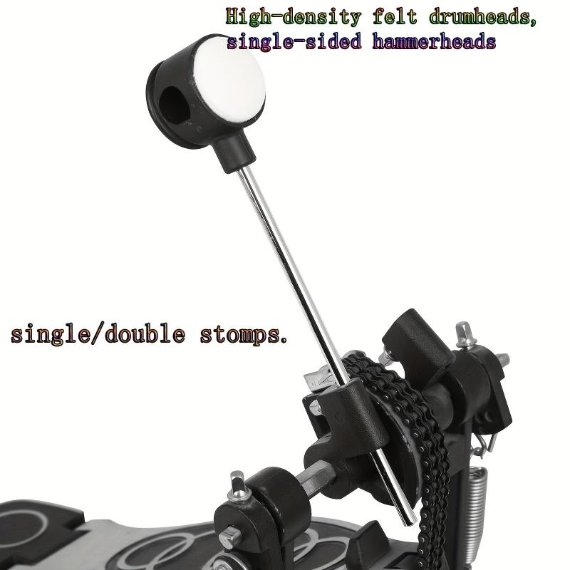 Jazz Drum Felt Head w/ Round Hole & Pedal Hammer Head