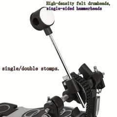 Jazz Drum Felt Head w/ Round Hole & Pedal Hammer Head