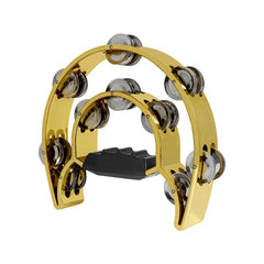 Adults Hand Tambourine Musical Instrument Metal Bells on ABS Tambourine