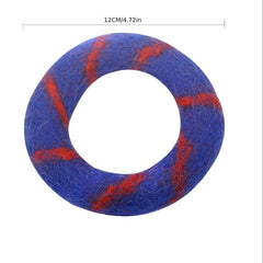 Embroidered Singing Bowl Mat for Yoga