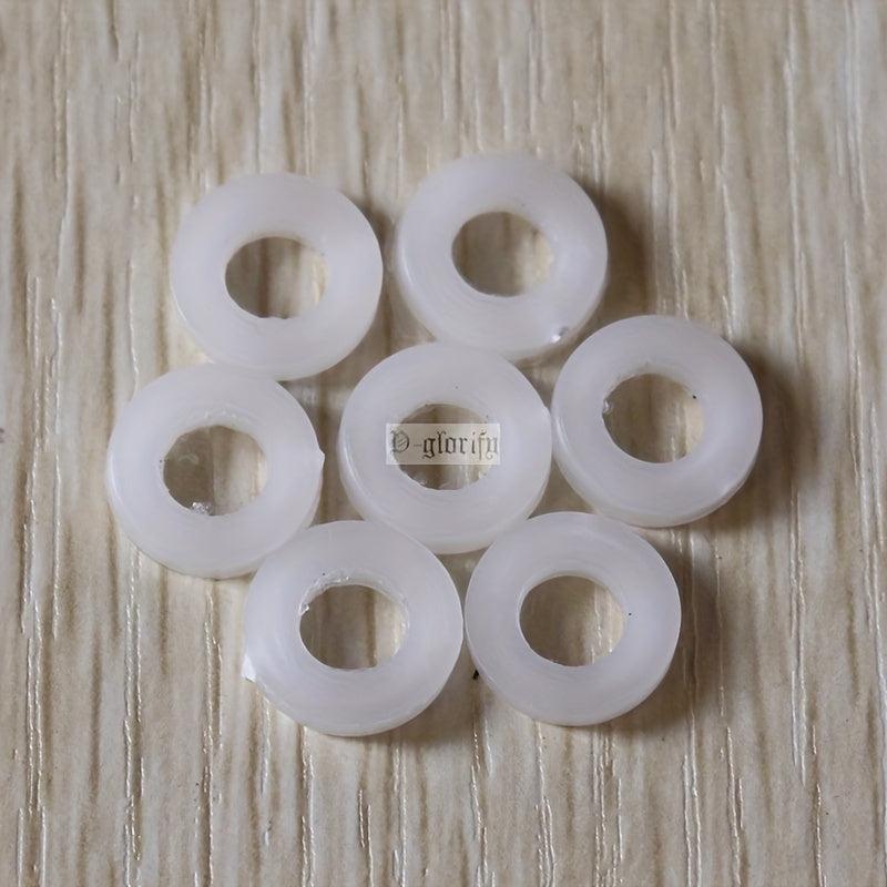 50pc Nylon Flat Washers for Drum Lugs M6x13mm
