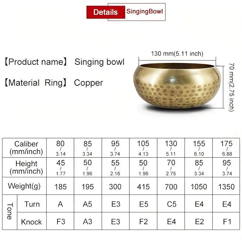 Singing Bowl Set for Yoga Mindfulness Chakra Healing