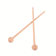 1 Pair Wooden Knocking Sticks Percussion Xylophone Hammer