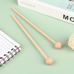 1 Pair Wooden Knocking Sticks Percussion Xylophone Hammer