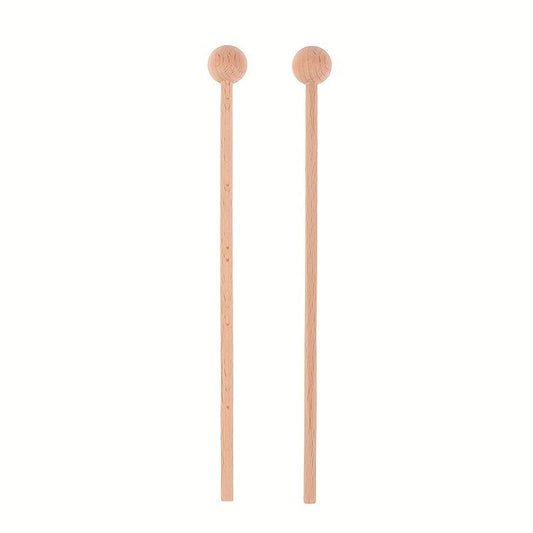 1 Pair Wooden Knocking Sticks Percussion Xylophone Hammer