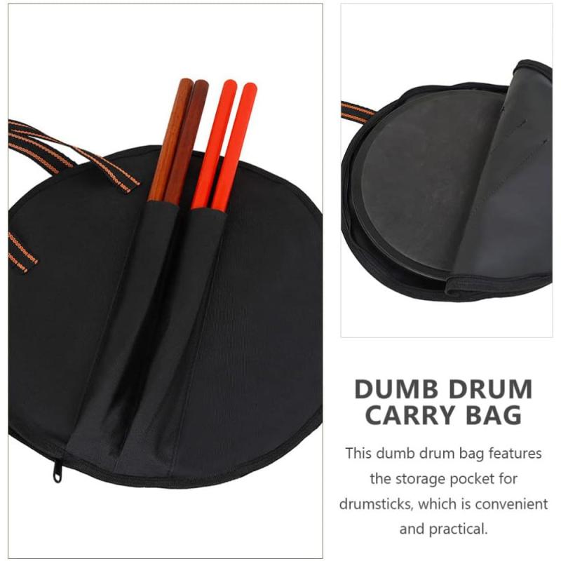 Dumb Drum Bag Rust Proof Oxford Cloth Dumb Drum Practice Pad Bag