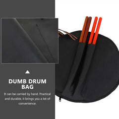 Dumb Drum Bag Rust Proof Oxford Cloth Dumb Drum Practice Pad Bag