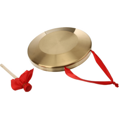 Tam Tam Gong With Wooden Mallet - Traditional Chinese Percussion Instrument