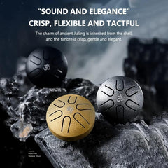 Steel Tongue Drum 7 62 Cm 6 Notes Mini Hand Drums Musical Percussion Instrument