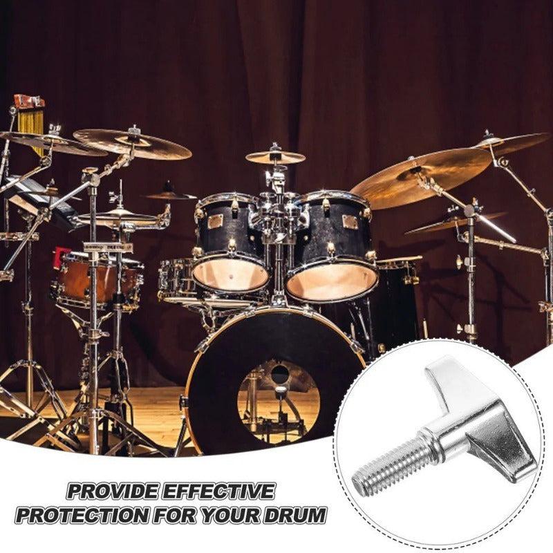 4 Pcs Metal Brackets Drum Accessories Instrument Nuts Cymbal Stand Wing Screw