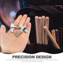 4 Pcs Metal Brackets Drum Accessories Instrument Nuts Cymbal Stand Wing Screw