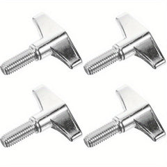 4 Pcs Metal Brackets Drum Accessories Instrument Nuts Cymbal Stand Wing Screw
