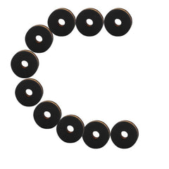 10pcs Percussion Drum Cymbal Feather Pad Protective Felt Drum Kit Accessories