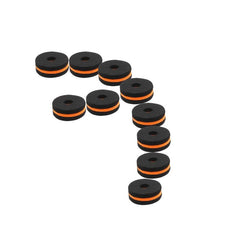 10pcs Percussion Drum Cymbal Feather Pad Protective Felt Drum Kit Accessories