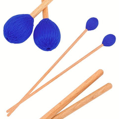 Marimba Mallets Medium Hard Yarn w/ Beech Handle