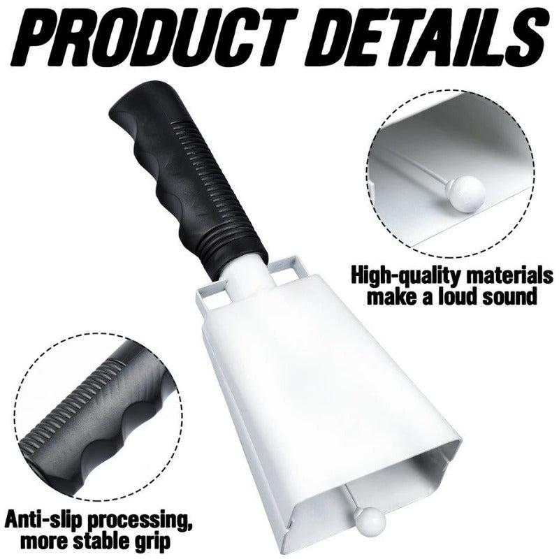 Steel Cowbell With Handle for Party Sport Events Cheering Bell Loudly
